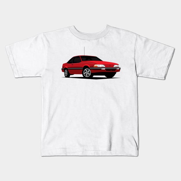 1990 Pontiac Sunbird Kids T-Shirt by TheArchitectsGarage